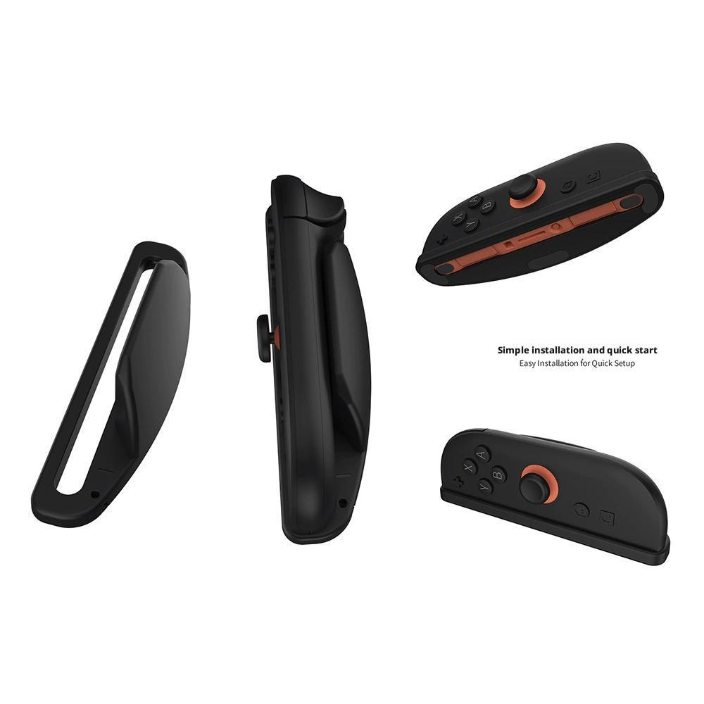 2Pcs Game Controller Mouse Base Ergonomic Left+Right Controller Bracket Stand Holder Wear Resist Game Handle Case for NS2