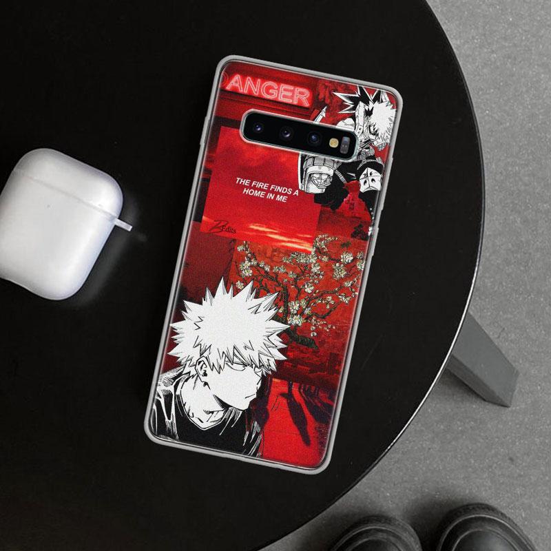 MHA Bakugou Katsuki Phone Case Cover for Samsung Galaxy S26 S25 Edge S24 S23 Ultra S22 Plus S21 FE S20 + Art Customized Fundas G