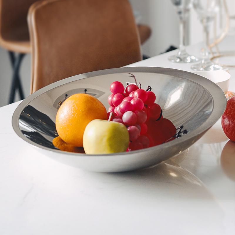 Light Luxury Fruit Plate Ornaments Nordic Style Ins Fashion Art Home Snack Basin Model Room Designer Decorations