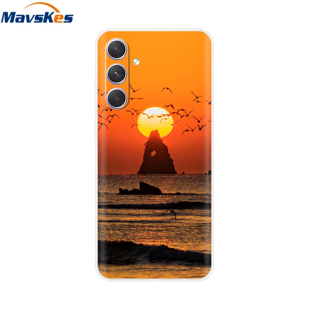 Hülle Für Samsung A15 Weiche Rückabdeckung Schutzhülle aus Silikon Bumper Shell Funda Para Für Samsung Galaxy A15 4G 5G Capa Handyhüllen