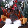 Children Top Clip Adult Pine Cone Hairpins Hair Accessories Antler Hairpin Merry Christmas Decor