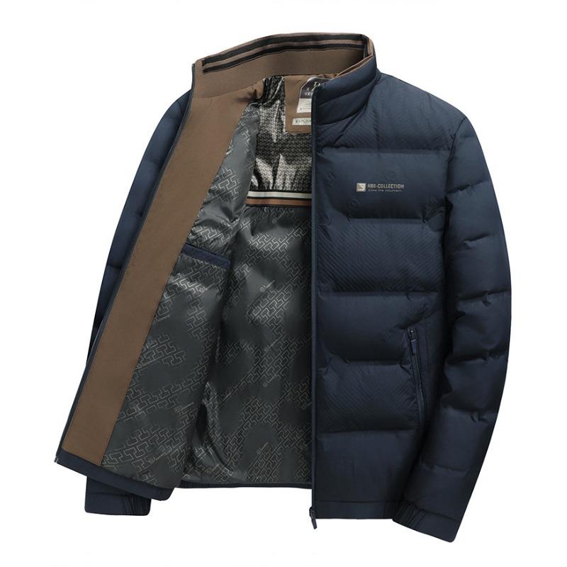 Men's Cotton Clothing Stand Collar Cotton Coat Jacket Thin Men's Cotton Jacket