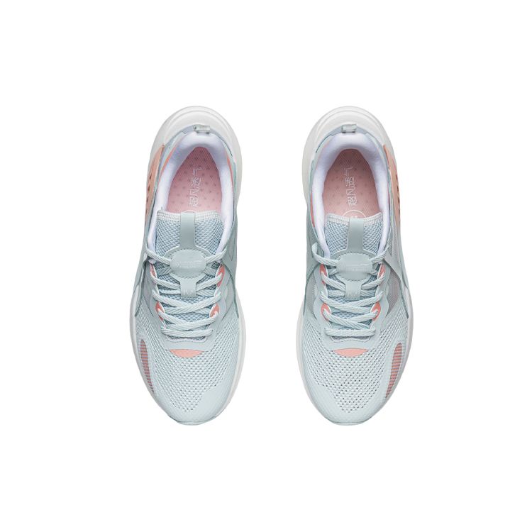 Li-Ning Comet Wan Blue Fluorescent Orange Women Sneakers AGLR044-2