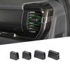Carbon Fiber Control Air Conditioner Outlet Vent Trim Cover for Ford F150 +