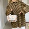 Cute Cat Face Plush Shoulder Messenger Bag For Women Lovely Beautiful Cartoon Handbag Crossbody Bags