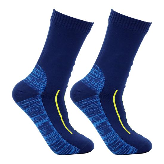 1 Pair Waterproof Socks Elastic Breathable Mid-Tube Soft Socks Foot Protection Windproof