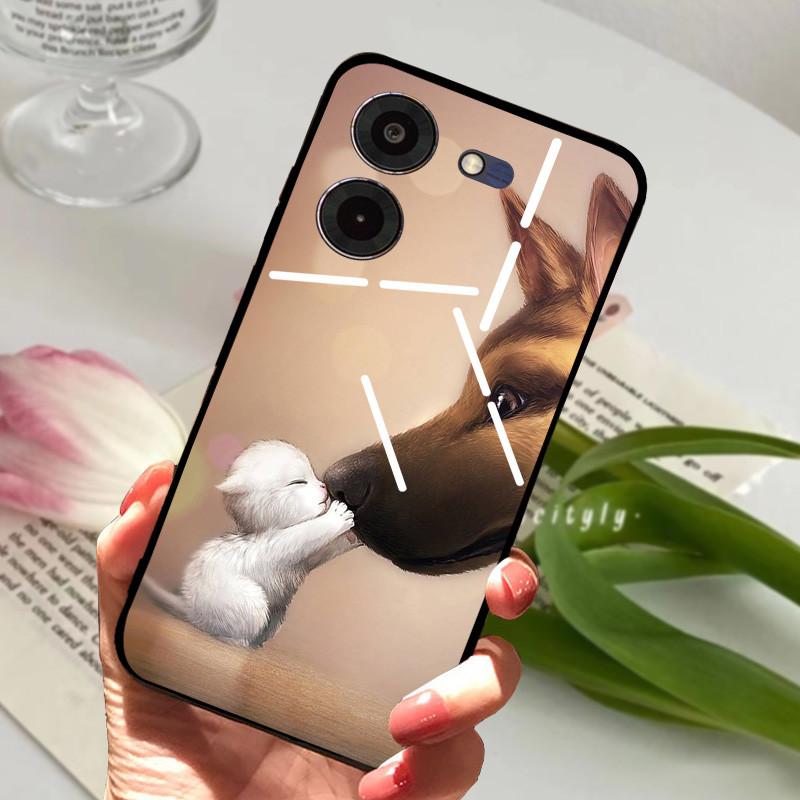 Für Tecno Pova 5 Pro 5G Hülle Pova5 4G Weiches Silikon TPU Handy Rückseite Für Tecno Pova Neo 3 Stoßfester Bumper LH6n Cartoon