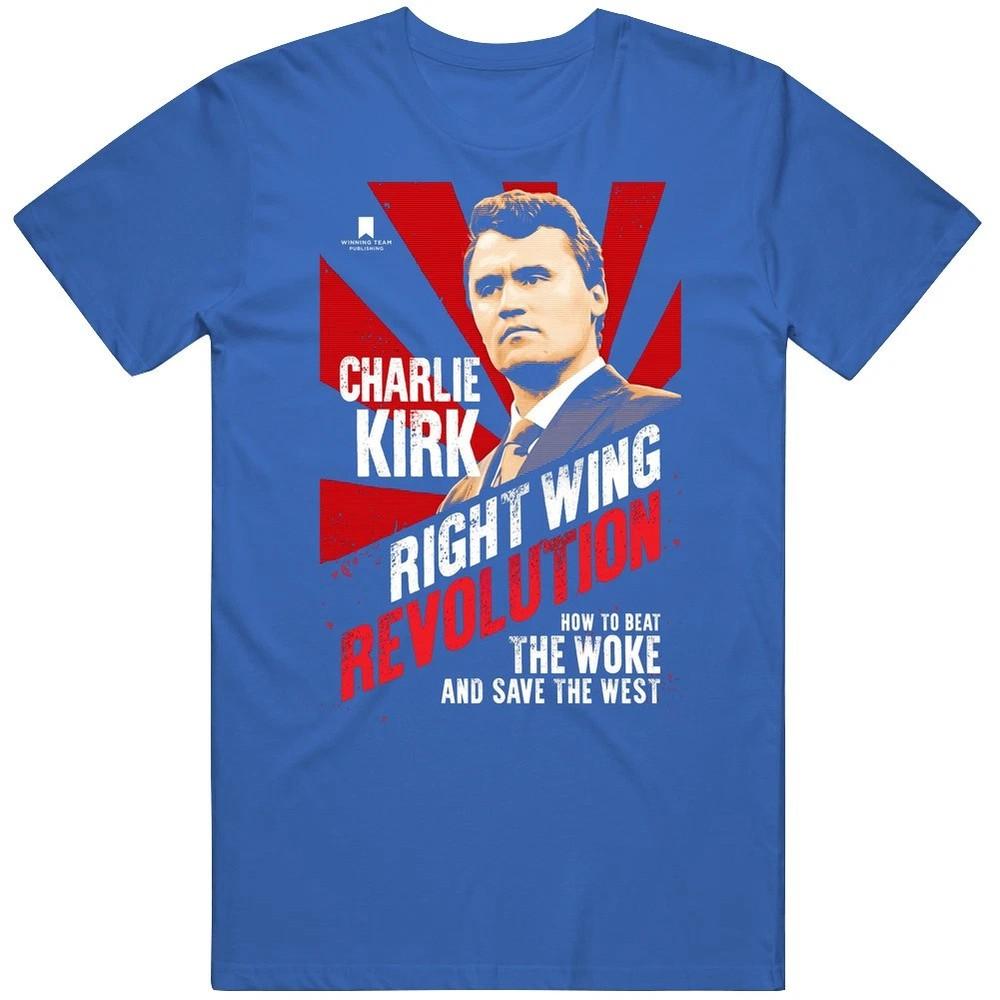 Charlie Kirk Rechtsradikale Revolution Parodie Lustiges Neuheit Fan Geschenk S-4XL Unisex T-Shirt