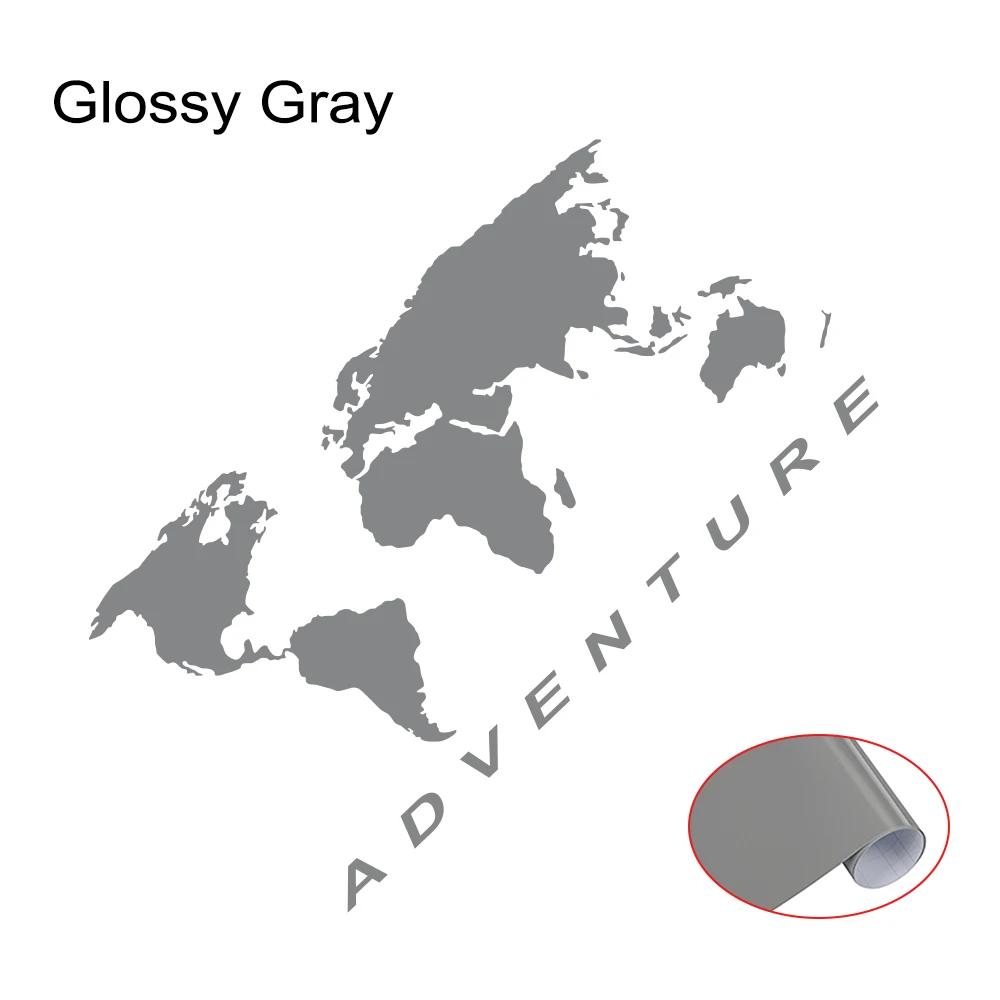 Car Side Body Sticker Graphics World Map Adventure Edition Decor Decal For Van SUV Camper RV Motorhome Car Auto DIY Vinyl Cover