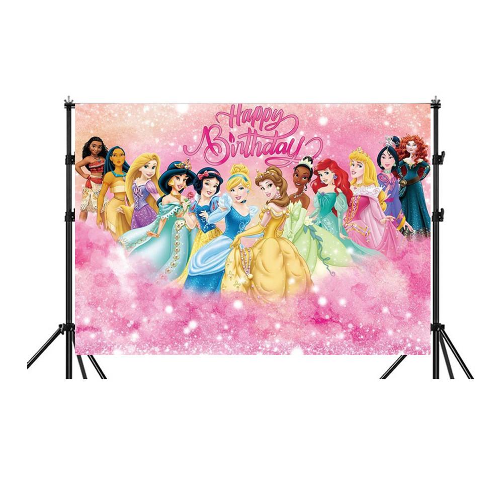 Frozen Background Decoration Banner For Festive Events With Cartoon Design For Party Decor