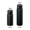 Trade Works Zalatto One-Touch Thermo Bottle, Vacuum Insulated, 500ml, Black, TS-1815-009