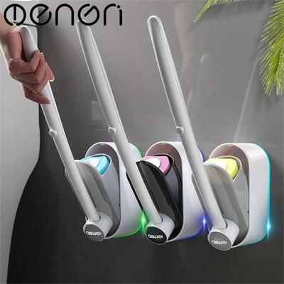 MENGNI Brosse de Toilette Jetable avec Détergent Ensemble de Brosse de Nettoyage Murale pour Salle de Bain Maison WC Outil de Nettoyage Accessoires de Toilette
