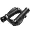 Bicycle Handlebar Grip Anti-Skid Lock-on Handle Cover Aluminum Alloy Rubber Grip Ergonomic Anti-Skid Lock-on Aluminum Alloy