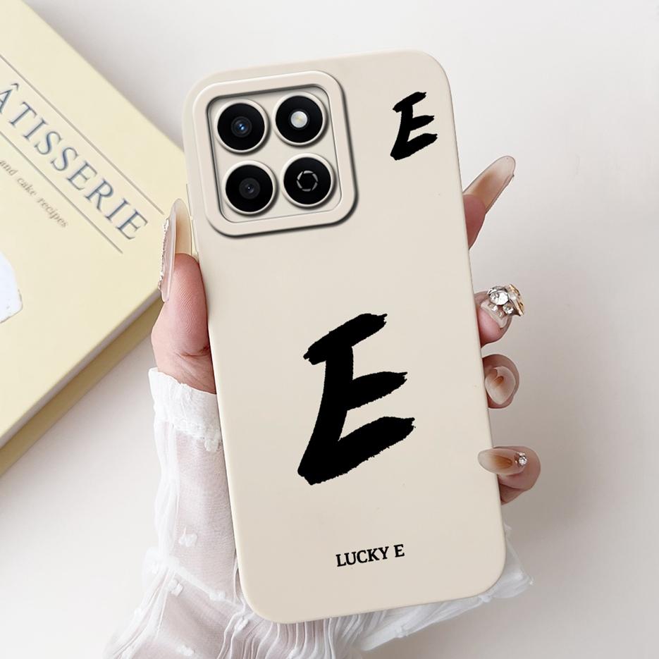 For Honor X7C Case ALT-LX2 Cute Lucky Letters Cover Shockproof Soft TPU Phone Case For Honor 200 Smart HonorX7C Back Cover Coque