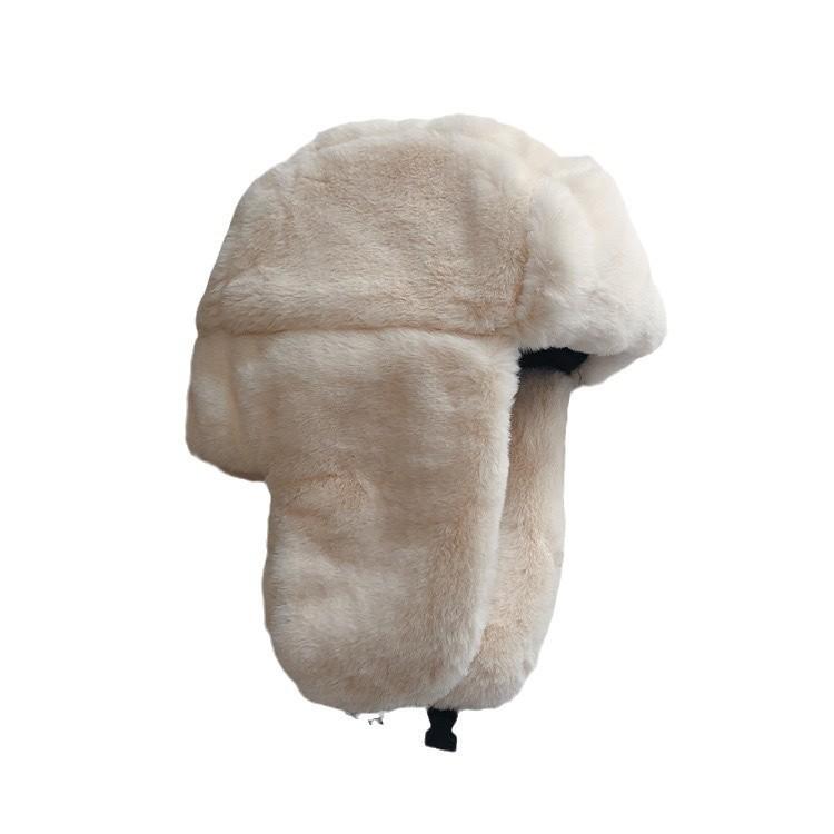 Winter Fluffy Leefeng Hat for Women In Winter Korean Version Northeast Hat for Men In Winter Riding Ears Thickened Windproof and Warm Hat