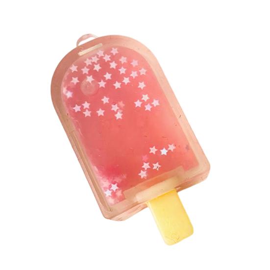 

Ice Stick Squeeze Toy with Star Glitter Stress Relief Simulation Ice Cream Lolly Sensory Toy Hand Exercise Relaxation Tool Summer Party Gift