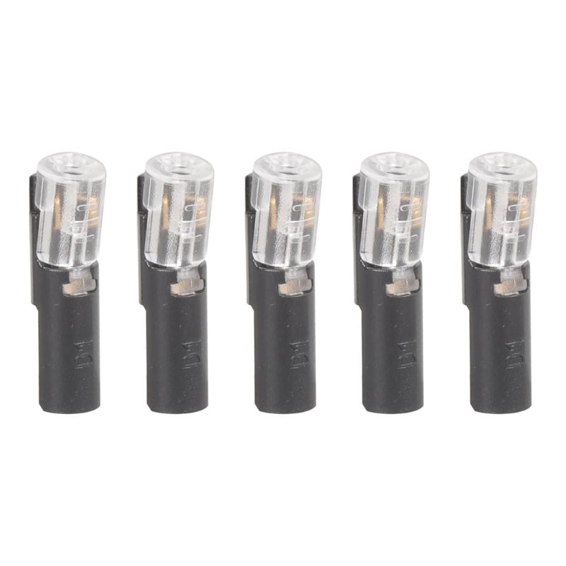 Pluggable LED Wire Connector Single Wire Plug-in Connector with Locking Buckle 1 Ways Wire Connector Easy to Use