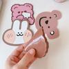 Cartoon Animal Bear Silicone Coaster Non-slip Insulation Cup Mat