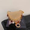 Boho Chic Woven Tassel Mini Shoulder Bag For Urban Fashion