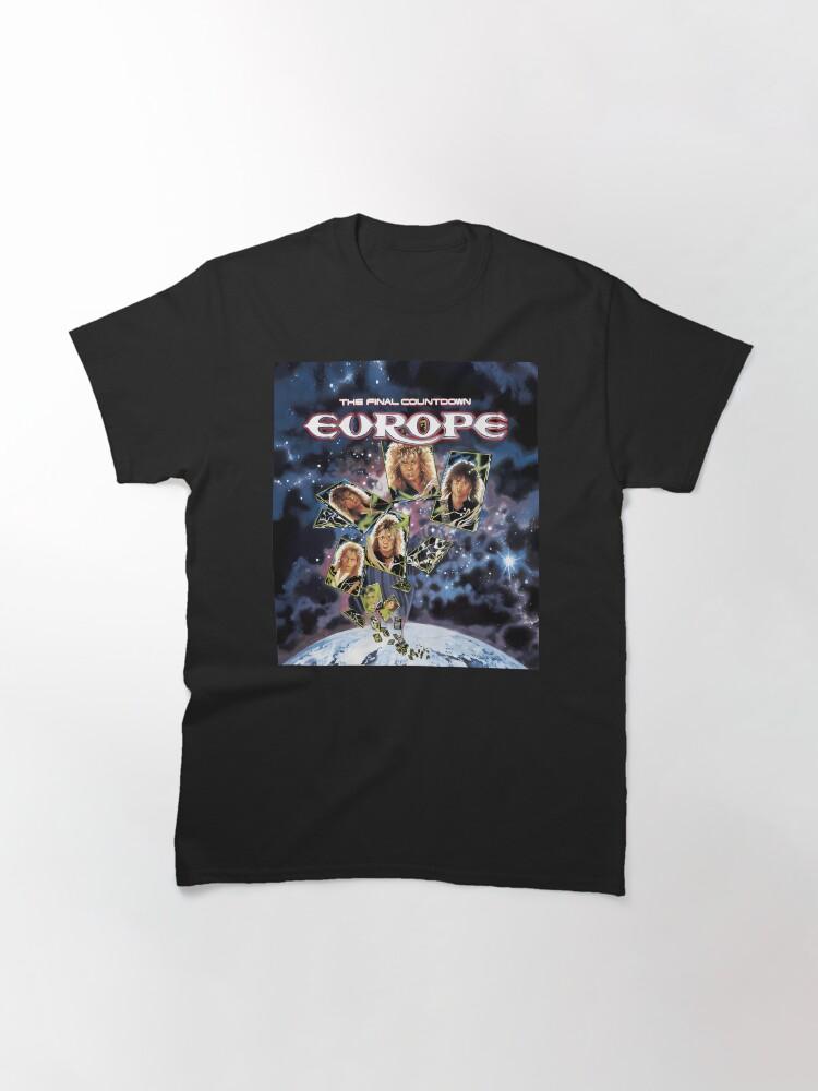 Europe The Final Countdown Foureb Europe Band War Of Kings Classic T-Shirt