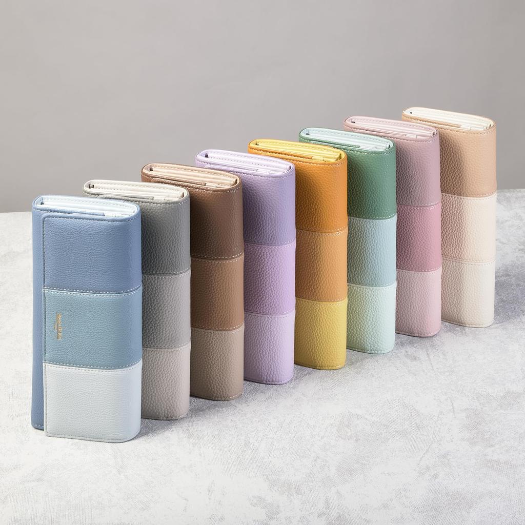 Align Light Flap Only Vertical Easy Holds 40 Includes a Large Coin Perfect as a Blue [VOICE] Women's 3-Color Wallet, Ultra-Lightweight, 200g, Design,