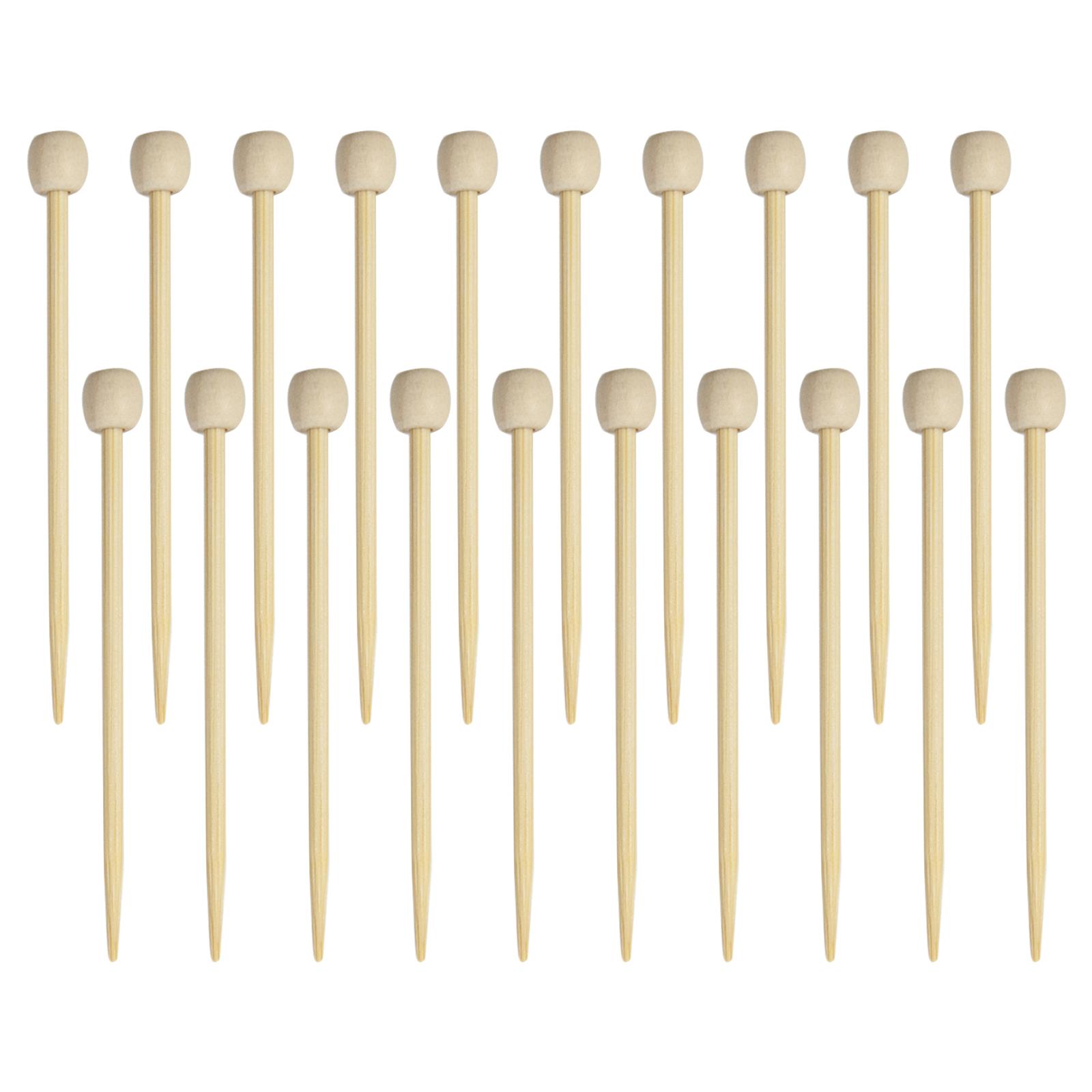 

8/20 шт. Маленький бамбуковый набор игл для ремонта, набор крючков для вязания свитера, спицы для вязания крючком для проекта по рукоделию B