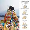 1pc One Piece Adventure Soft Throw Blanket Flannel All Season Light Weight Living Room/Bedroom Warm Blanket. M7270163
