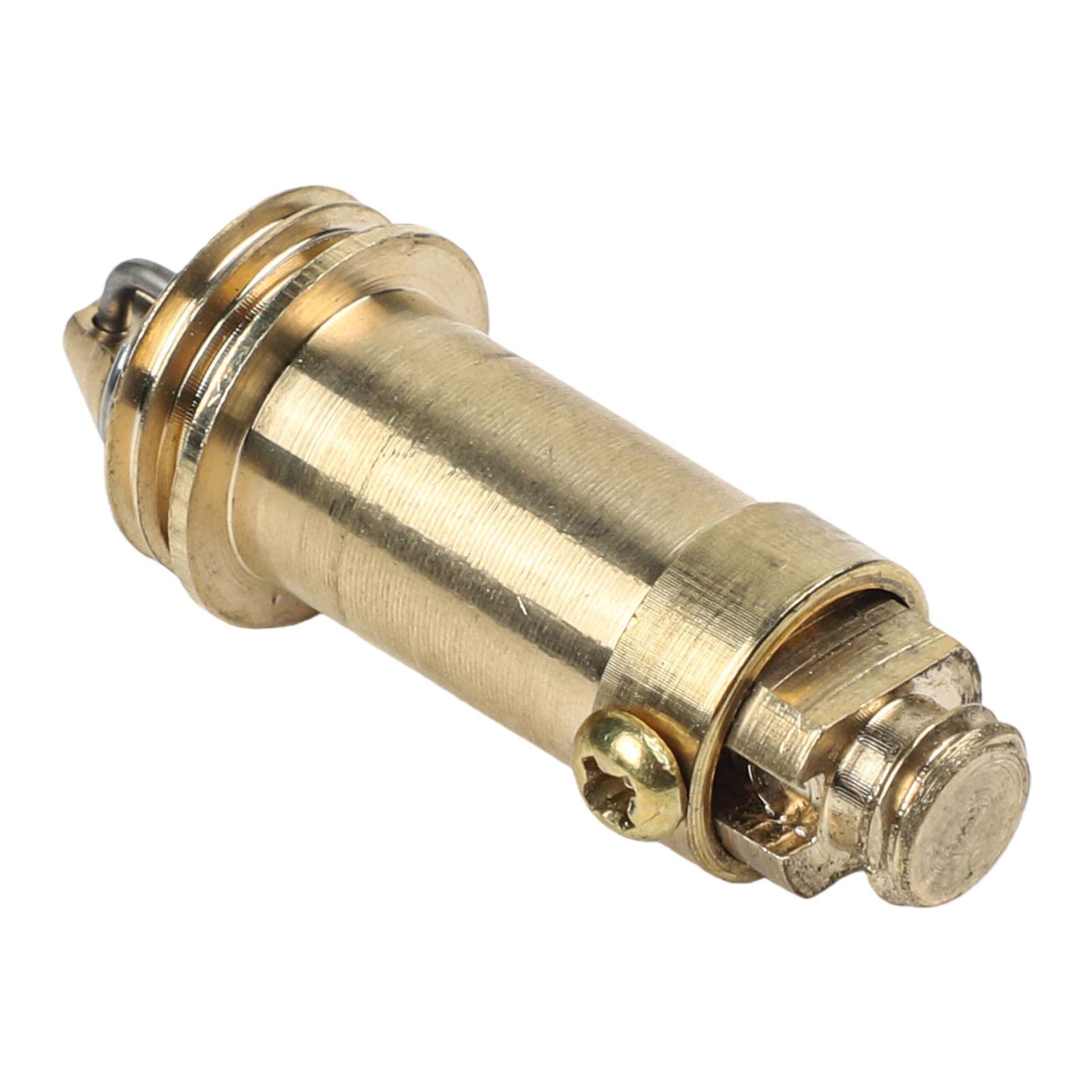 

Brass Basin Sink Drain Waste with Click Clack Operation and Spring-Activated Bounce Valve for Standard Fittings