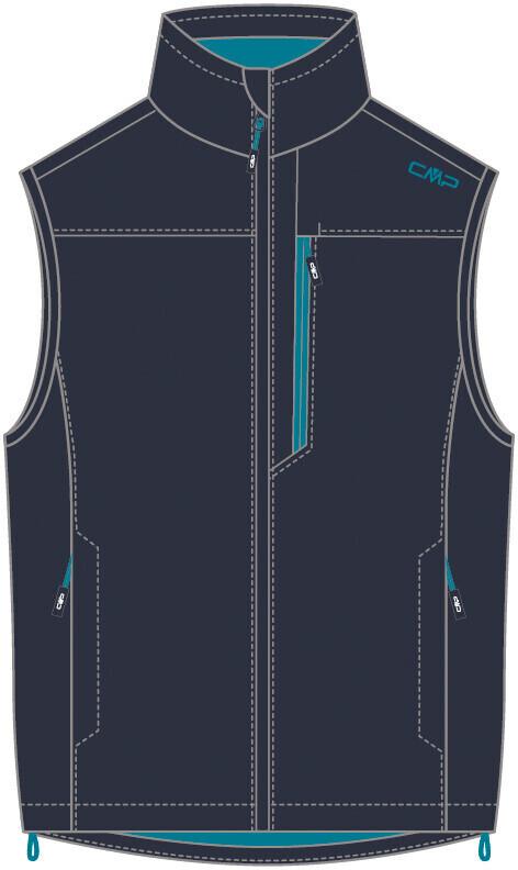 CMP Men's Lightweight Softshell Vest (30A9317)