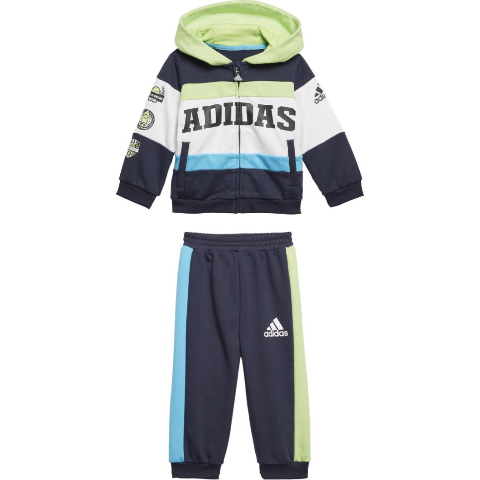 

Adidas Kids Matching Sets Green/Blue/White Infant And Toddler GG3465 74