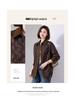Lightweight Women's Mid-Length Cotton Jacket - 2024 Autumn/Winter Casual Fashion, Padded Patchwork, Loose Fit, Korean Style