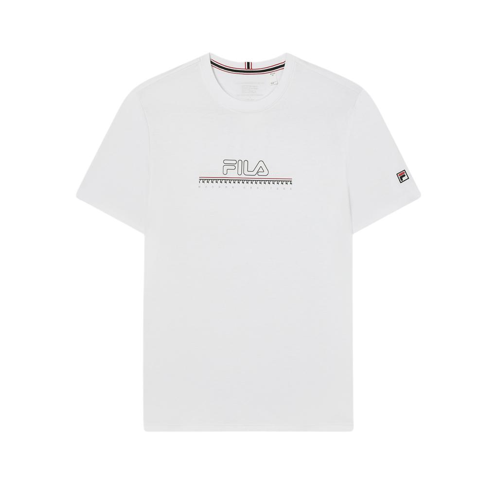New FILA T Shirt Men's Standard White F11M421105FWT