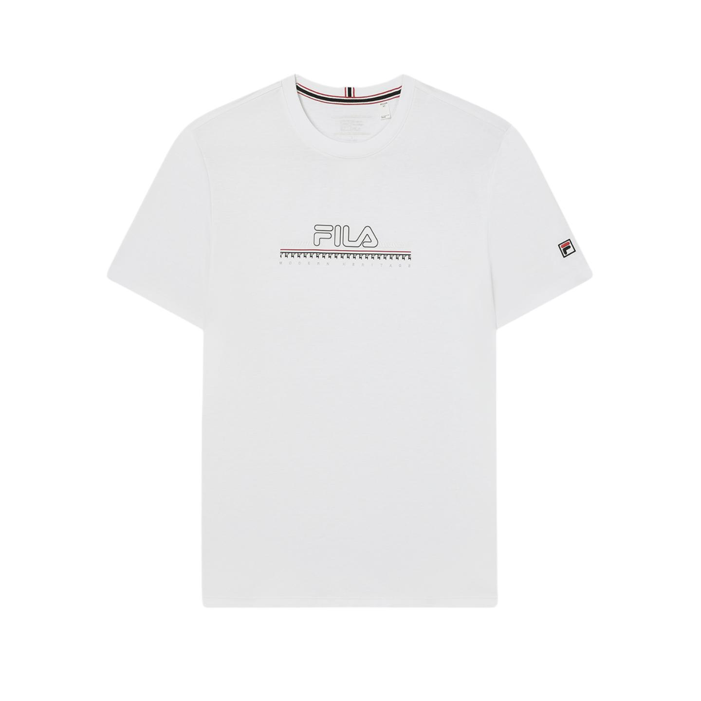 

New FILA T Shirt Men s Standard White F11M421105FWT XXXL(190/108A)