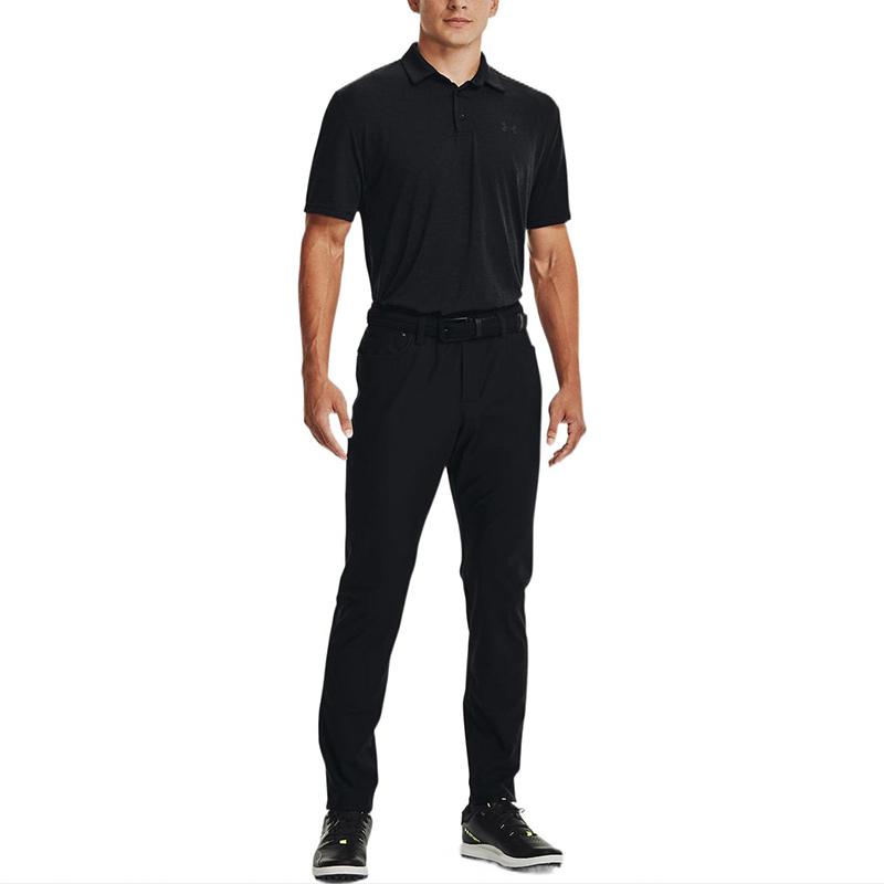 Under Armour Vanish Stampa Logo Senza Cuciture Polo a Maniche Corte Larghe Uomo Polo Nere 1370098-001