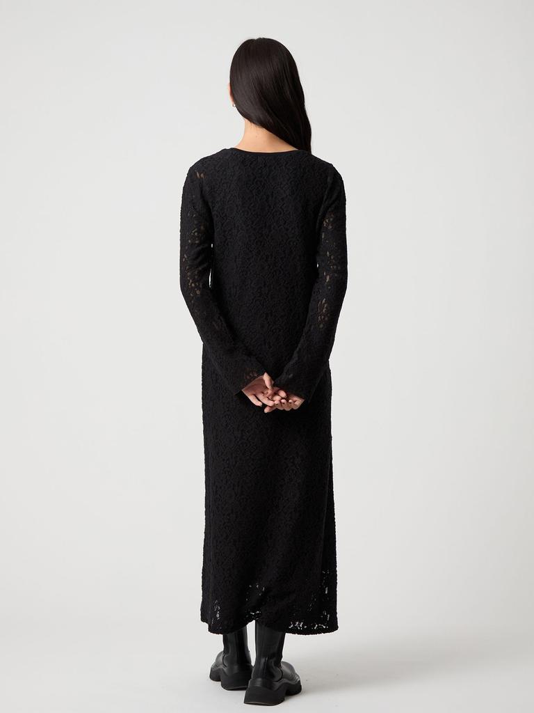 [United Arrows Green Label Relaxing] EMMEL REFINES EM Lace Long Dress 66261000001 0950 BLACK(09) M