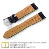 CASSIS Caiman Watch Strap for with Replacement U1097052019020 (Crocodile) HEIDENHEIM, 20mm, Black, Tool,