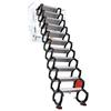 Guan Gu Wall-Mounted Attic Telescopic Ladder: Titanium-Magnesium Aluminum Alloy, Indoor/Outdoor Folding Lifting Ladder.