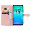 For Xiaomi Redmi 13 5G/13 4G Case Leather Phone Cover Mandala Embossed Design