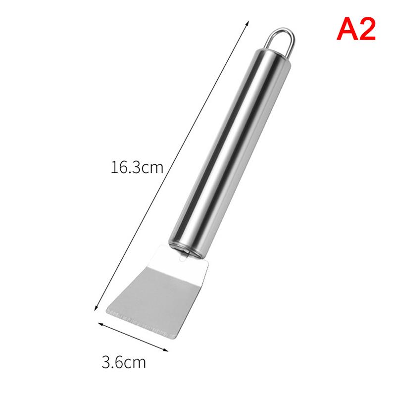 

Многофункциональный кухонный шпатель из нержавеющей стали для чистки, скребок для размораживания льда