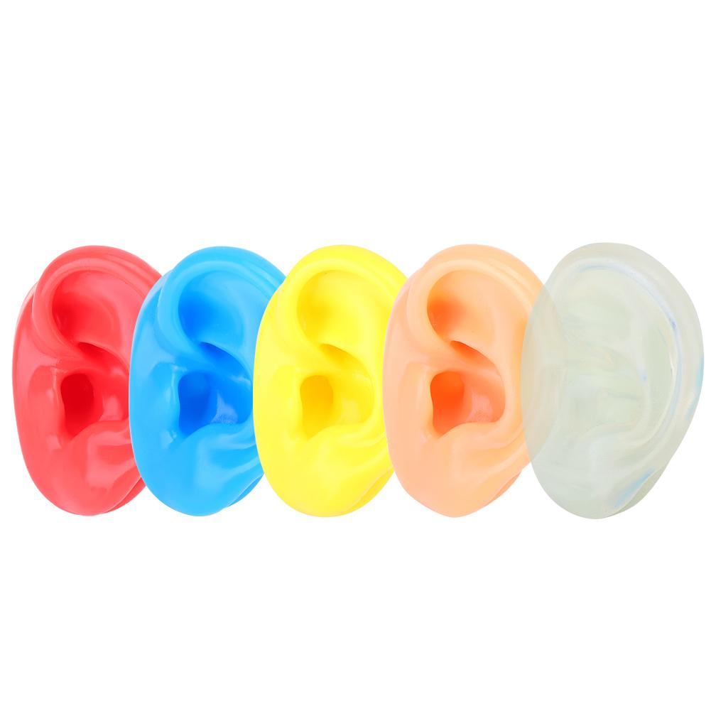 Soft Silicone Simulation Left Human Ear Model Ear Display Teaching Aid Model