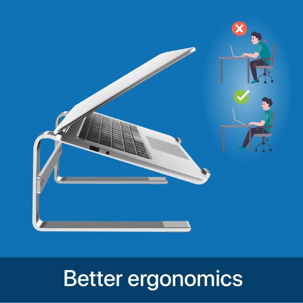 Ventilerat Laptopställ Värmeavledning Datorställ Nytt Laptop Högt Ställ Universellt