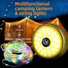 Outdoor Camping Light Rechargeable Outdoor Tent Colorful Atmosphere Light Rechargeable Super Long Lighting Light Storage Tape Measure Light