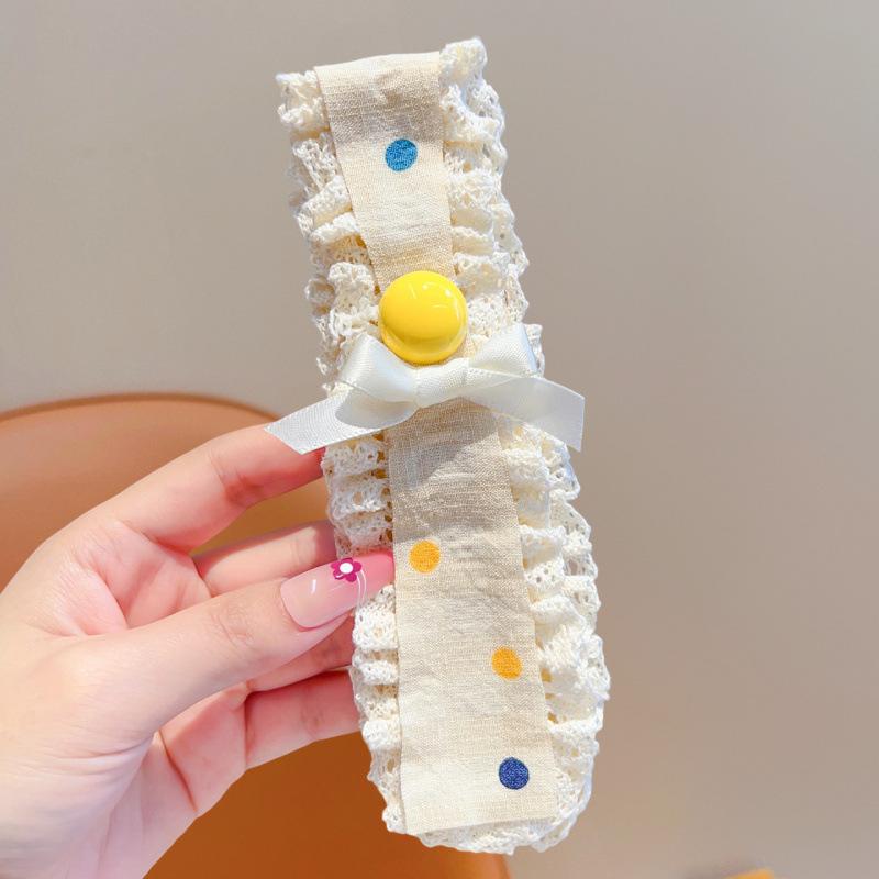 1/3Pcs Sweet Cute Baby Headbands Bangs Stickers Girls Princess Hair Artifact Kids Headwear Photography Props