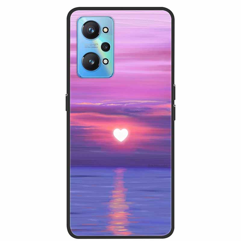 For Realme GT Neo 2 Case Silicone TPU Soft Cover Aesthetic Phone Case for Realme GT Neo2 Funda Realmi RMX3370 Shockproof Shell