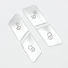 6/12Pcs Car Door Seat Memory Lock Buttons Covers Stickers for Mercedes-Benz C/E Class GLK GLE ML GL CLS GLA CLS W204 W212