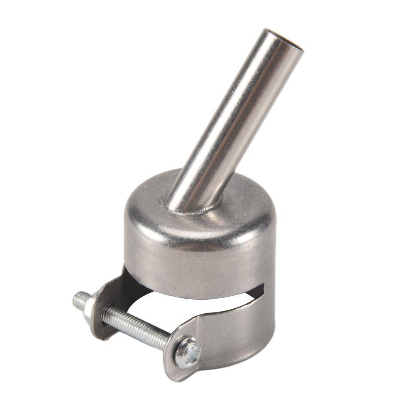 ABBY-18Pcs 45 Degree Hot Air Nozzles 7/8/10Mm Curved Nozzles Replaceable For 850 Hot Air Soldering Station