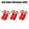 12PCS Christmas Socks Fall and Winter Cotton Magnet Hand-holding Socks Mid-calf Socks Cute Couple Socks Cartoon Christmas Socks