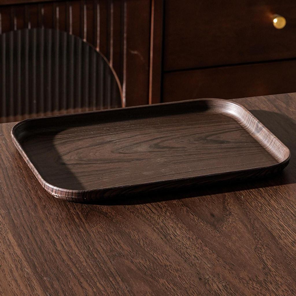 Rectangular Serving Tray Dinner Platter Dessert Vanity Snack Plate Dish Display Board for