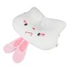 Long Ears Rabbit Baby Sleep Pillow Soft Comfortable Sleep Cushion Head Support Concave Pillow with