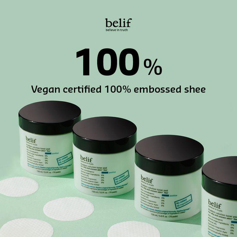 belif Problem Solution Vegan Toner Pad 150ml
